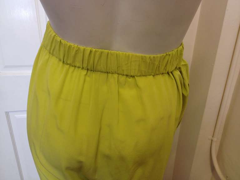 Women's Lanvin Chartreuse Pants