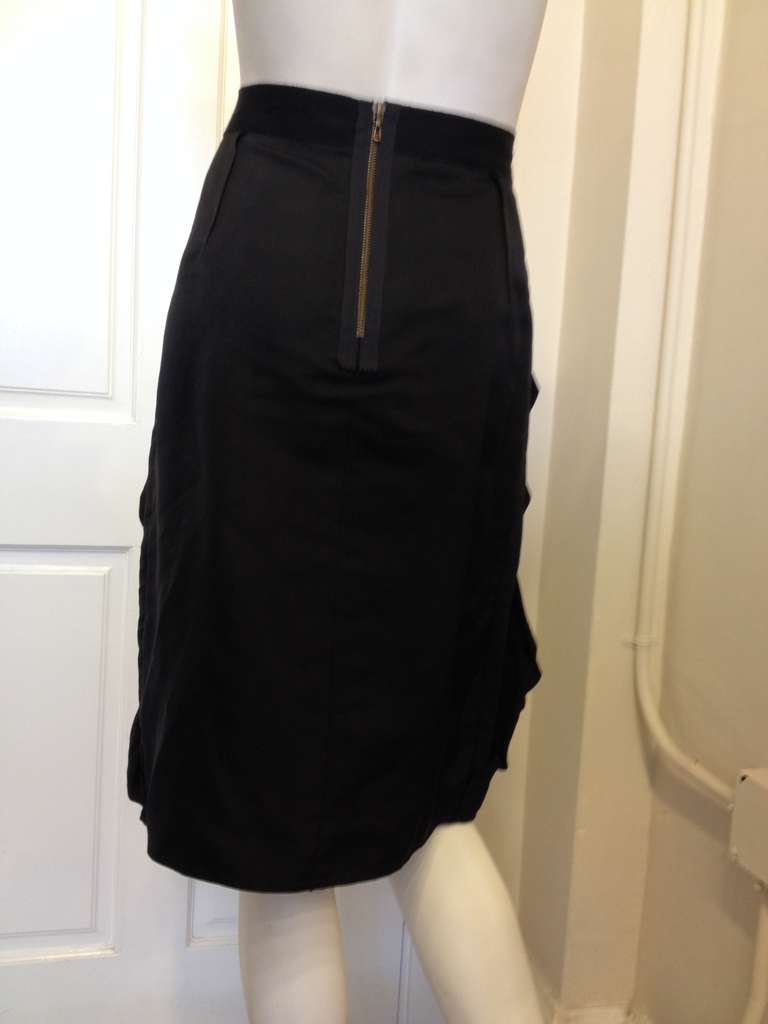 Lanvin Black Ribbon Skirt 1