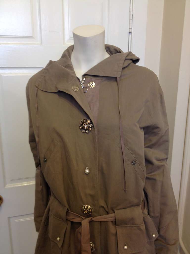 Women's Lanvin Khaki Coat For Sale