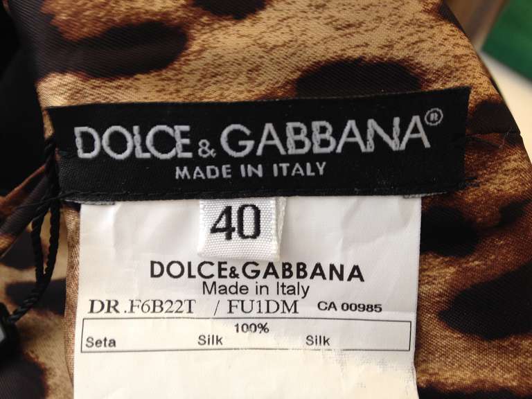 Dolce & Gabbana Black Cocktail Dress 4