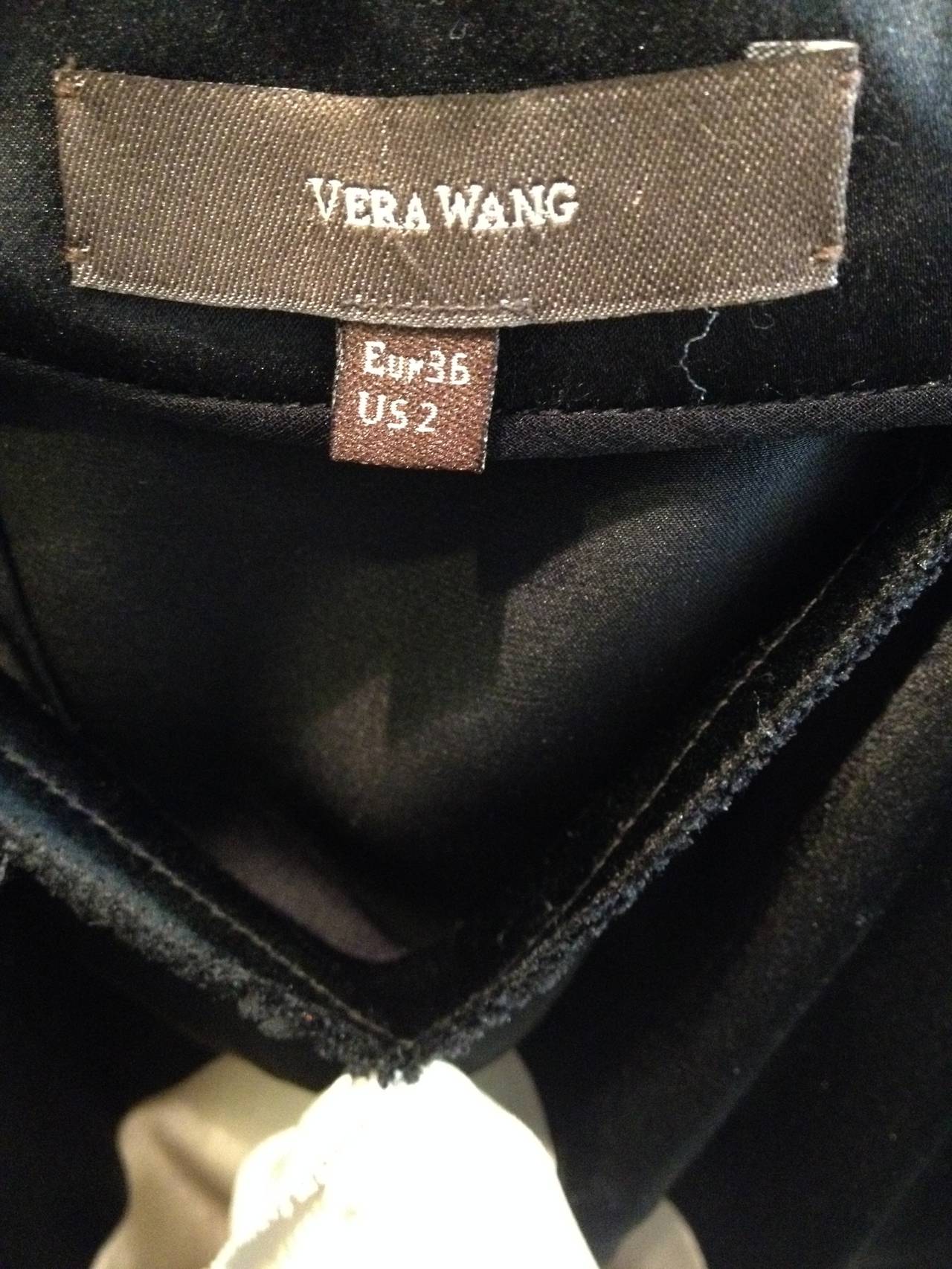 Women's Vera Wang Black and Ivory Dress