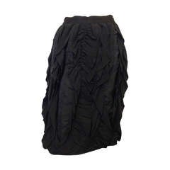 Lanvin Black Ribbon Skirt