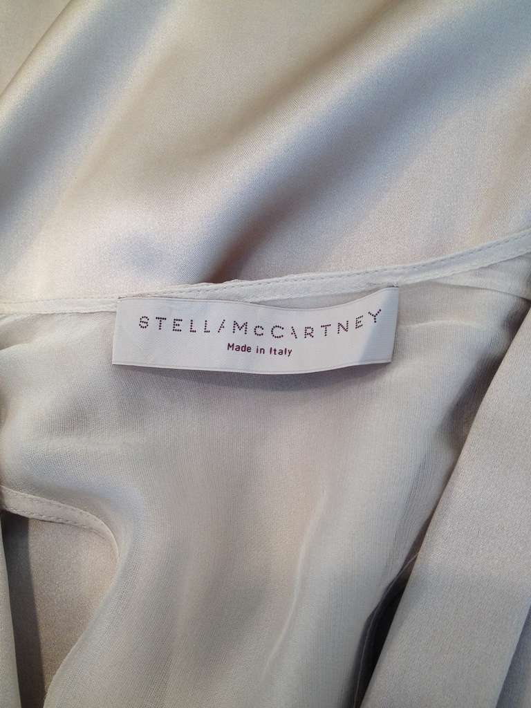 Stella McCartney Champagne Pleated Dress 2
