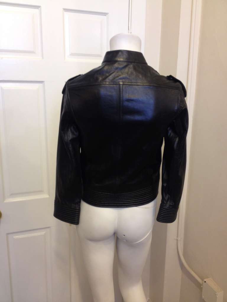 Matthew Williamson Black Leather Jacket 2