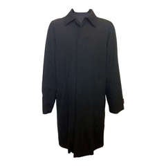 Helmut Lang Black Overcoat