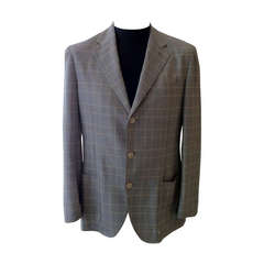 Loro Piana Plaid Blazer