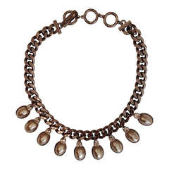 Givenchy Bronze Curb Chain