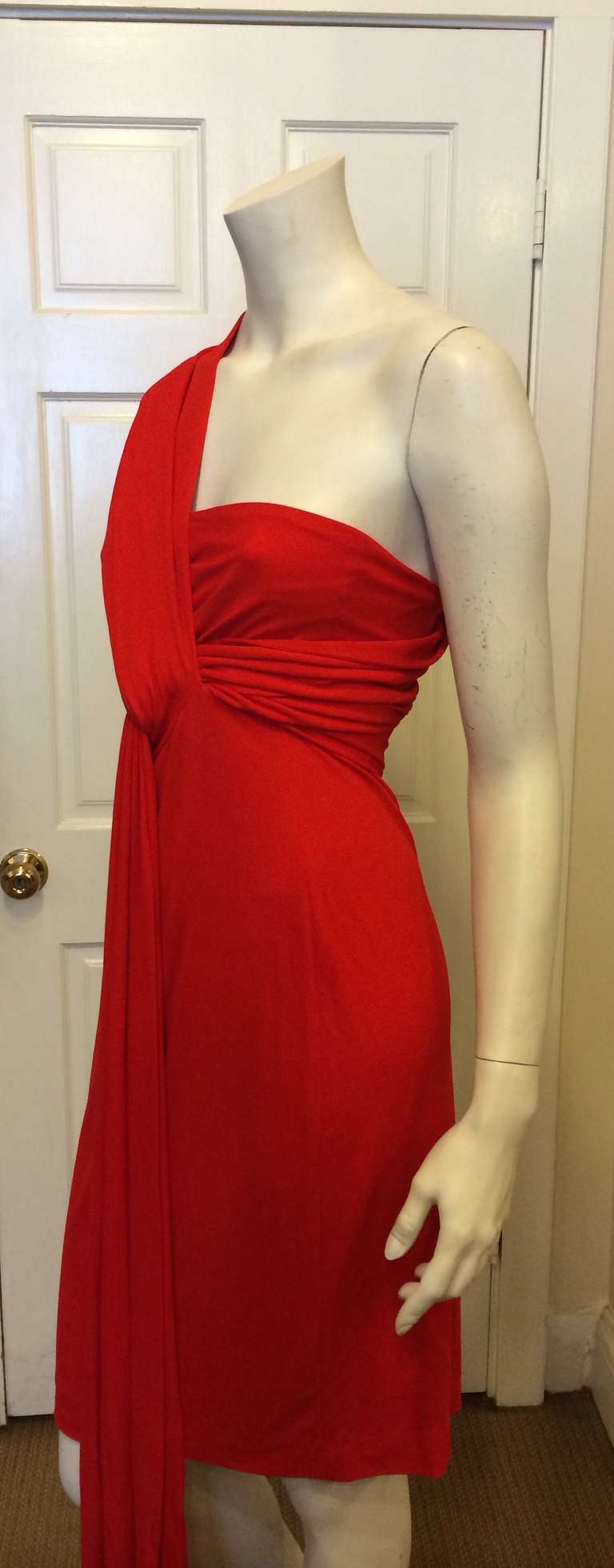 Kaufman Franco Red Dress 3