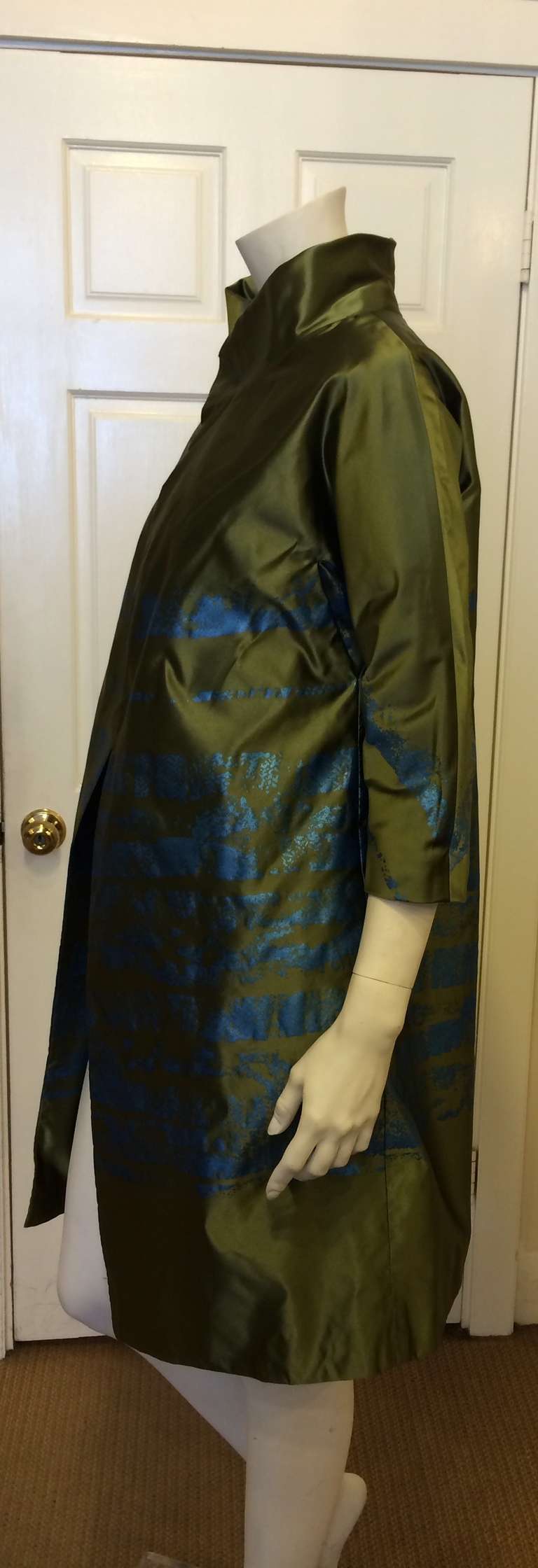 Vera Wang Emerald and Blue Coat 4