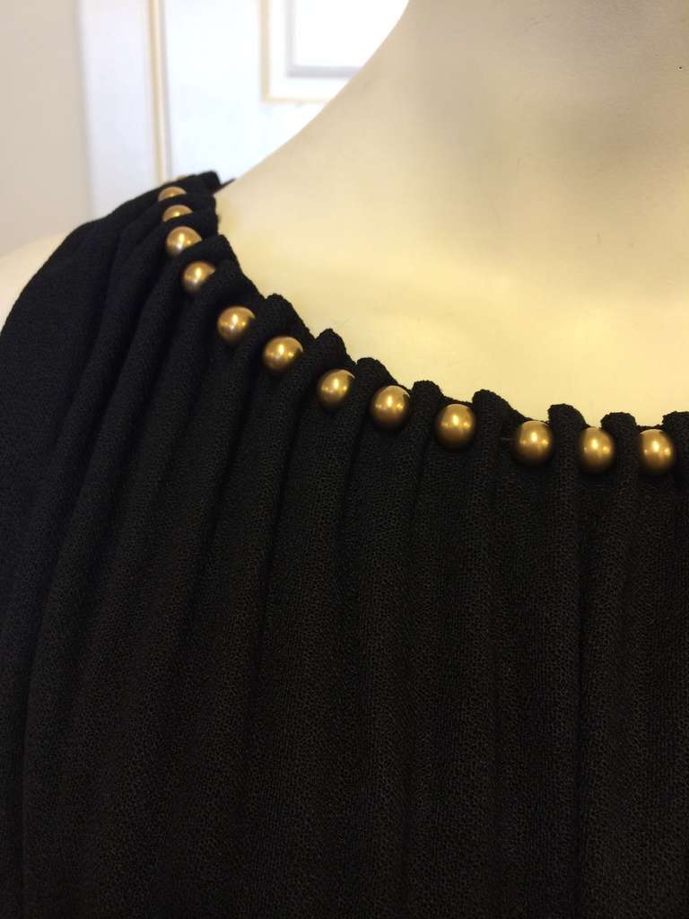 Gucci Black Dress with Gold Beading 2