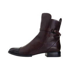 Alexander Wang Brown Leather Ankle Boots