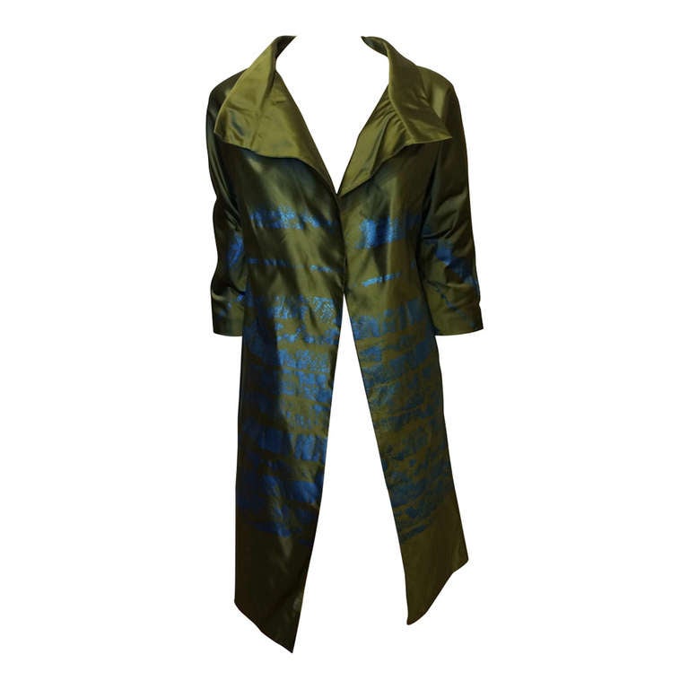 Vera Wang Emerald and Blue Coat