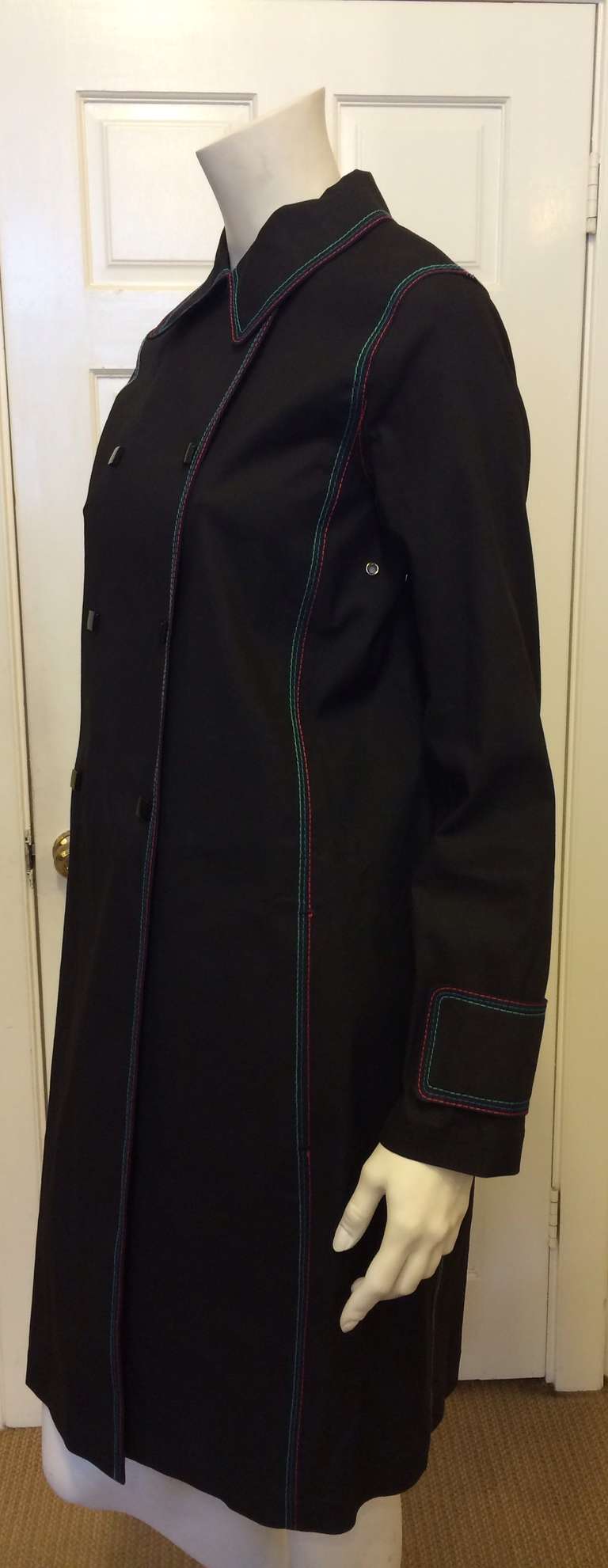 Louis Vuitton Black Trench Coat 1