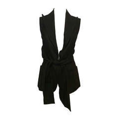 Hermes Black Vest