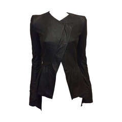 Used Gareth Pugh Black Leather Jacket