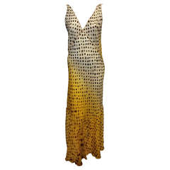 Jean Paul Gaultier Yellow Maxi Dress