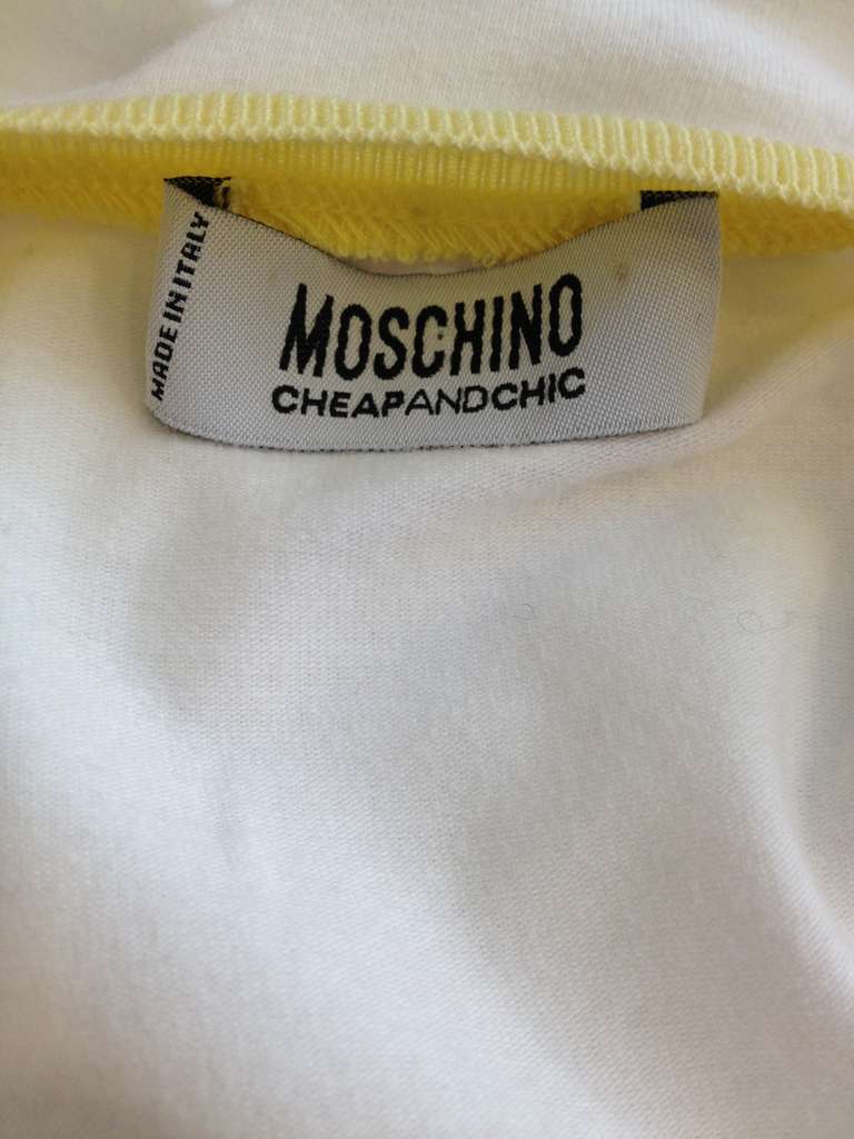 Moschino Fashion Monkey Top at 1stdibs