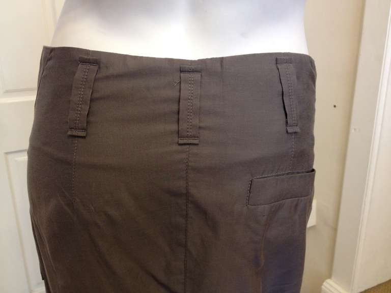 Brunello Cucinelli Gray Skirt 1