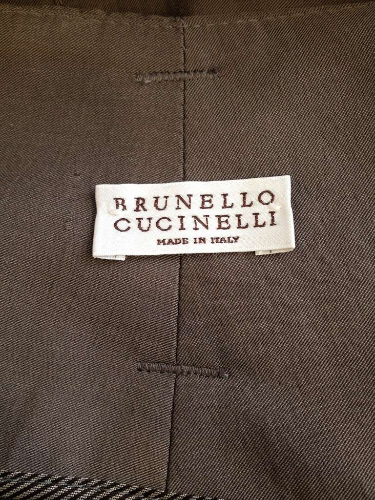 Brunello Cucinelli Gray Skirt 2