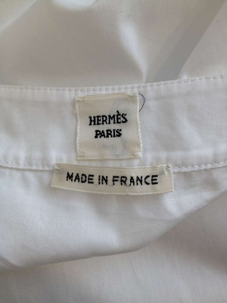 Hermes White Dress 1
