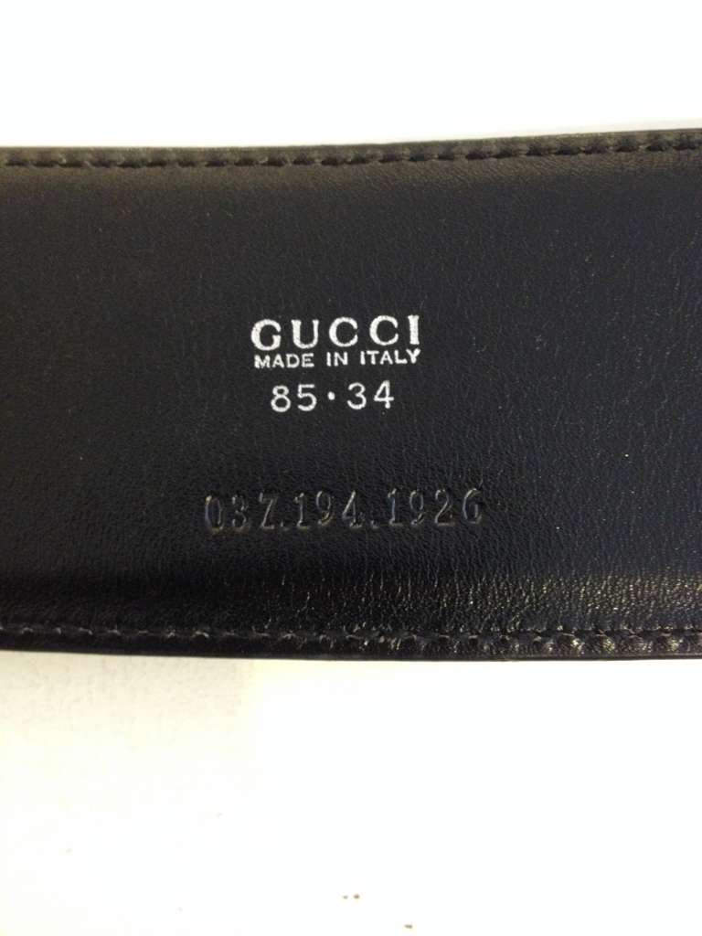 Gucci Patent Horsebit Belt at 1stdibs