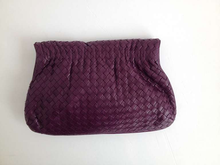 plum clutch