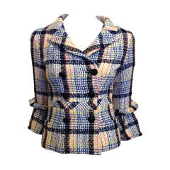 Chanel Plaid Jacket