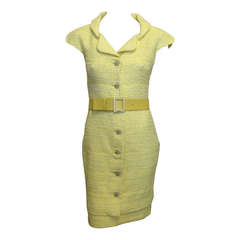 Chanel Yellow Dress