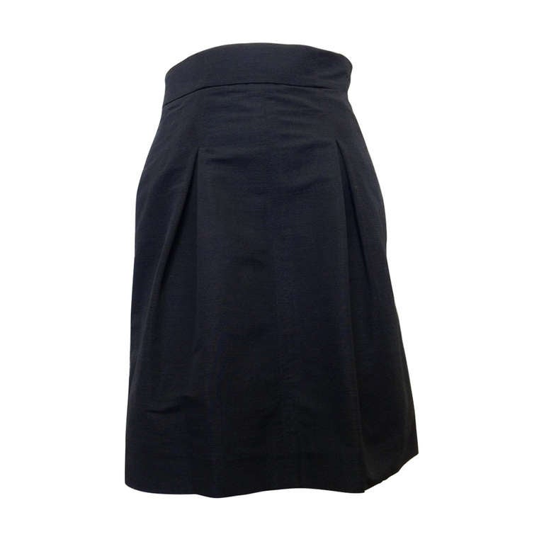Chanel Navy Skirt
