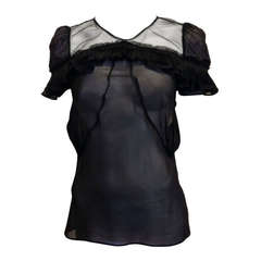 Viktor 
Rolf Sheer Black Top