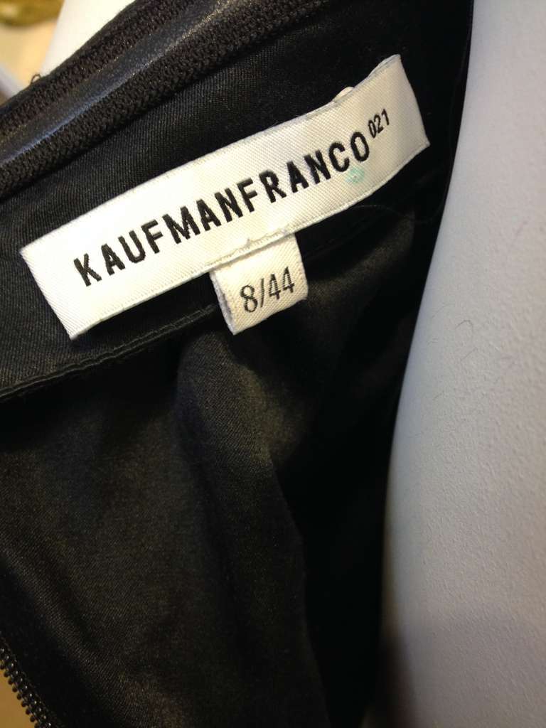 Kaufmanfranco Black Beaded Halter Dress at 1stdibs