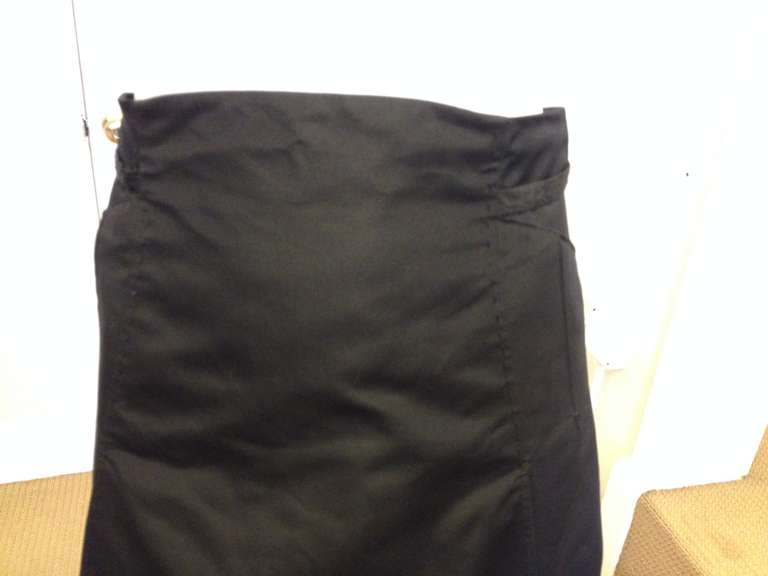 Chado Black A-line Skirt at 1stdibs