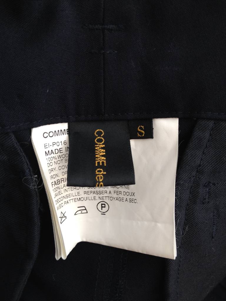 Comme des Garçons Navy Cargo Pants 2