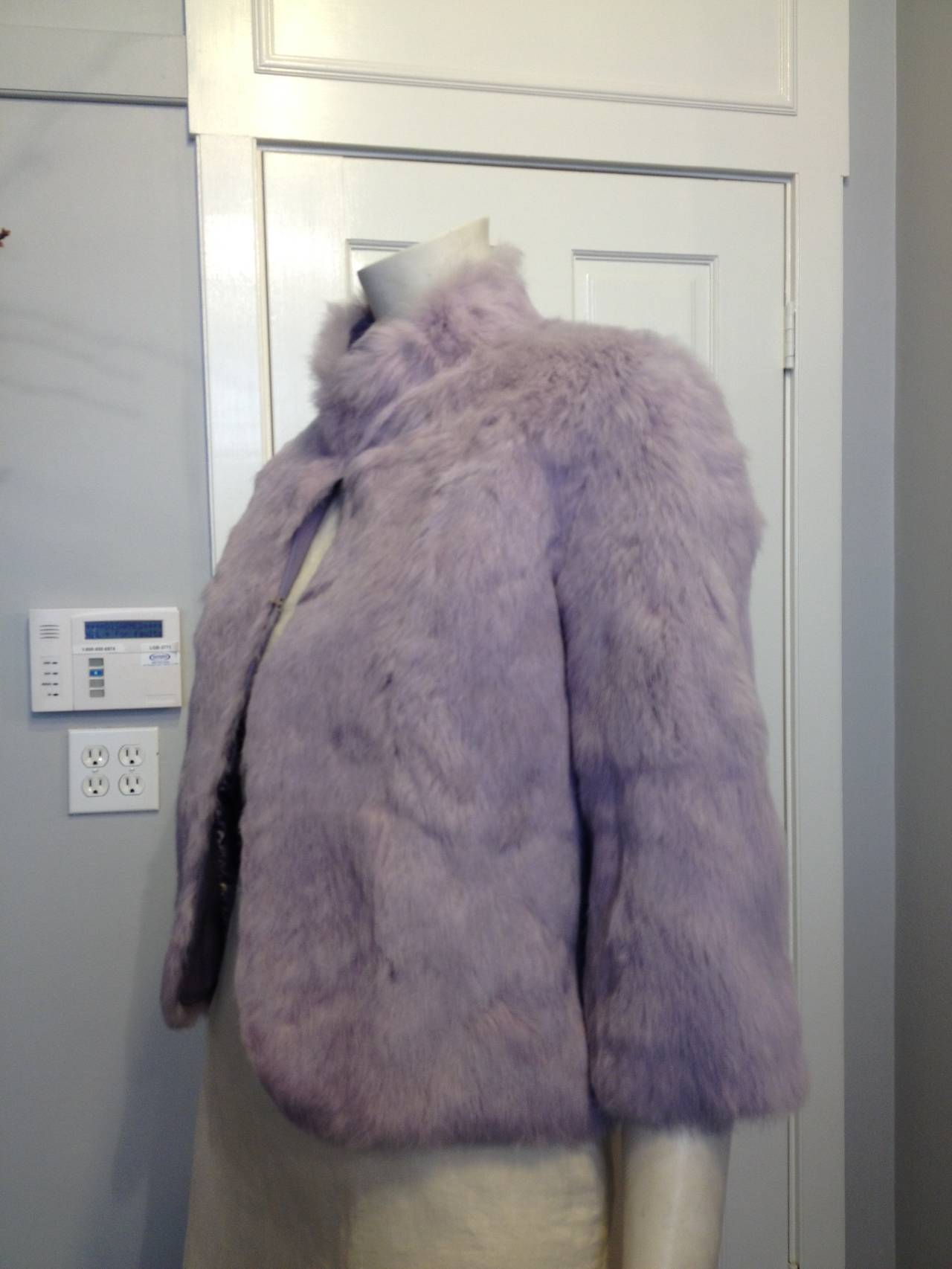 Women's Matthew Williamson Lavender Fur Jacket