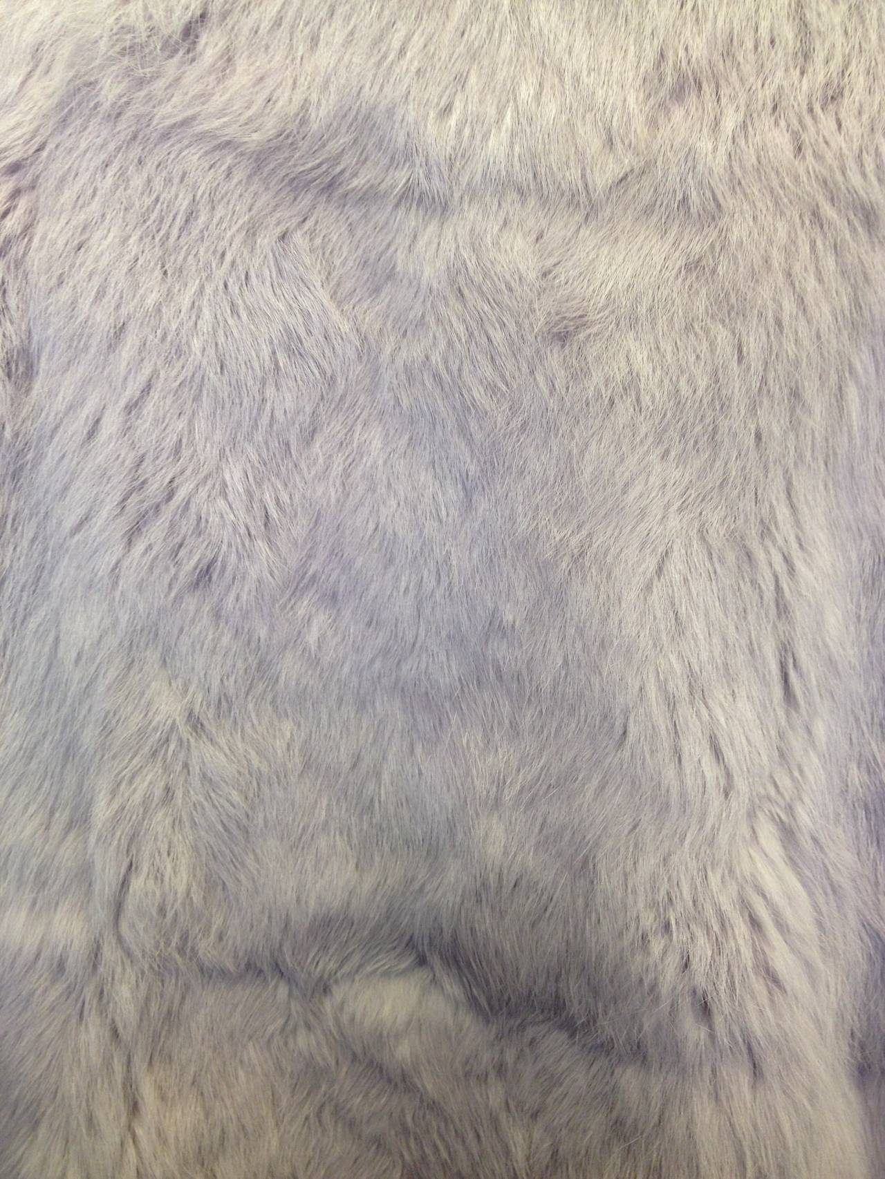 Matthew Williamson Lavender Fur Jacket 3