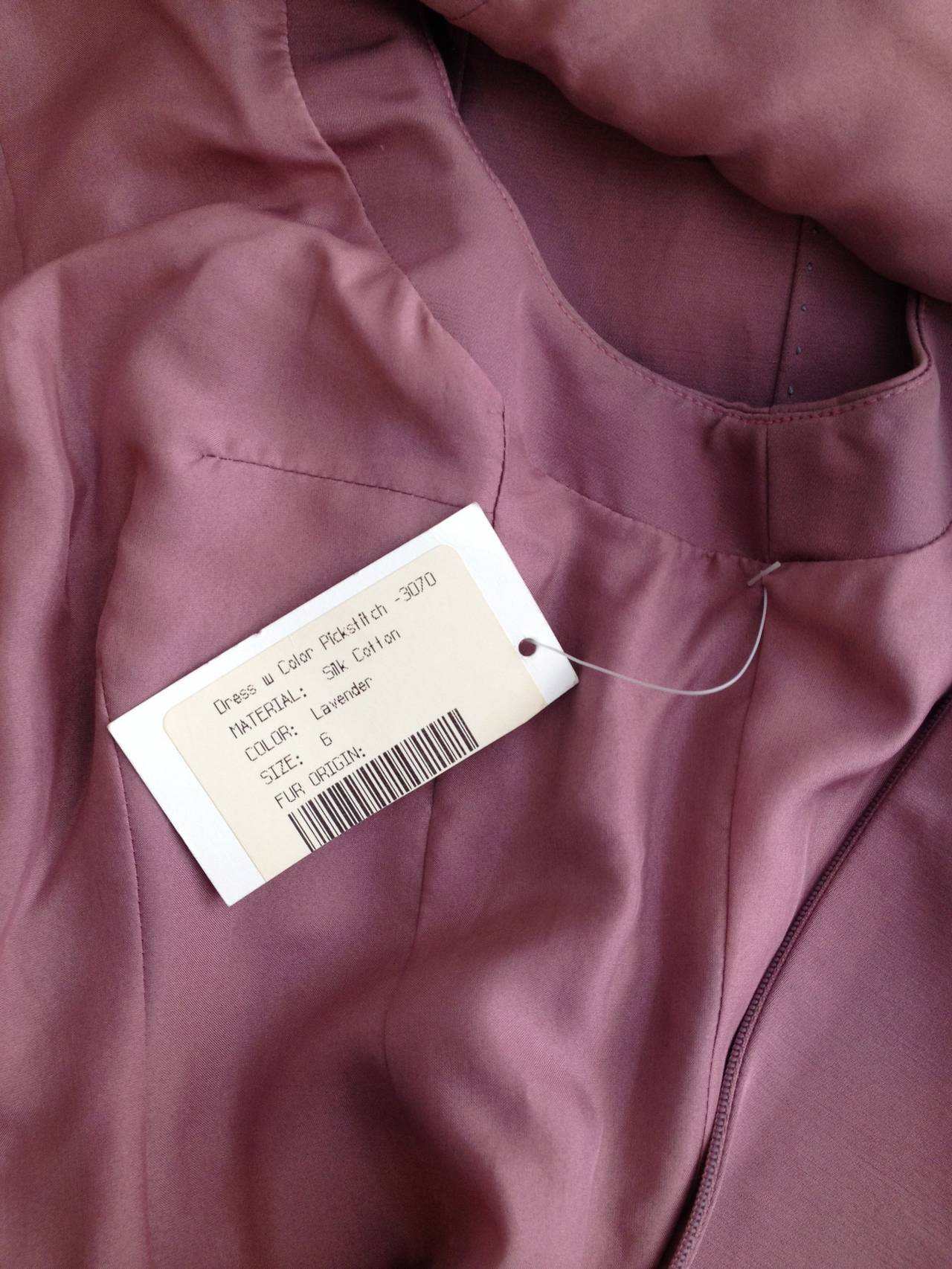 J. Mendel Lilac Sleeveless Shift Dress For Sale 1
