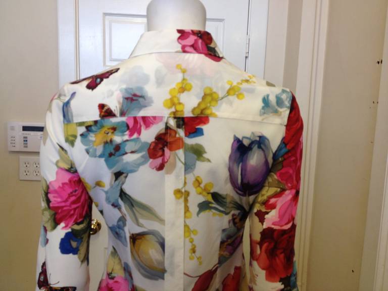 Dolce and Gabbana Floral Button Down Shirt 1