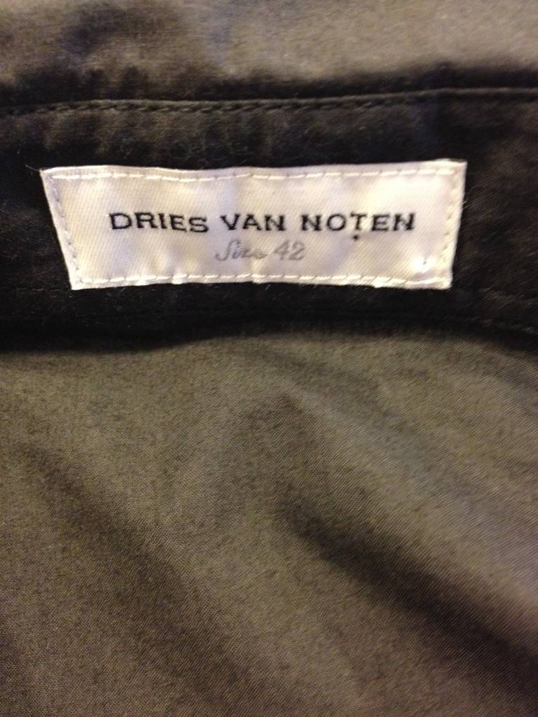 Dries Van Noten Black Embellished Shirt 1