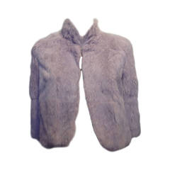 Matthew Williamson Lavender Fur Jacket