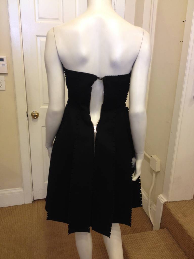 Women's Loewe Black Strapless Dress
