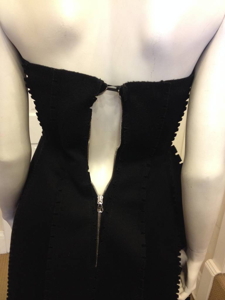 Loewe Black Strapless Dress 1