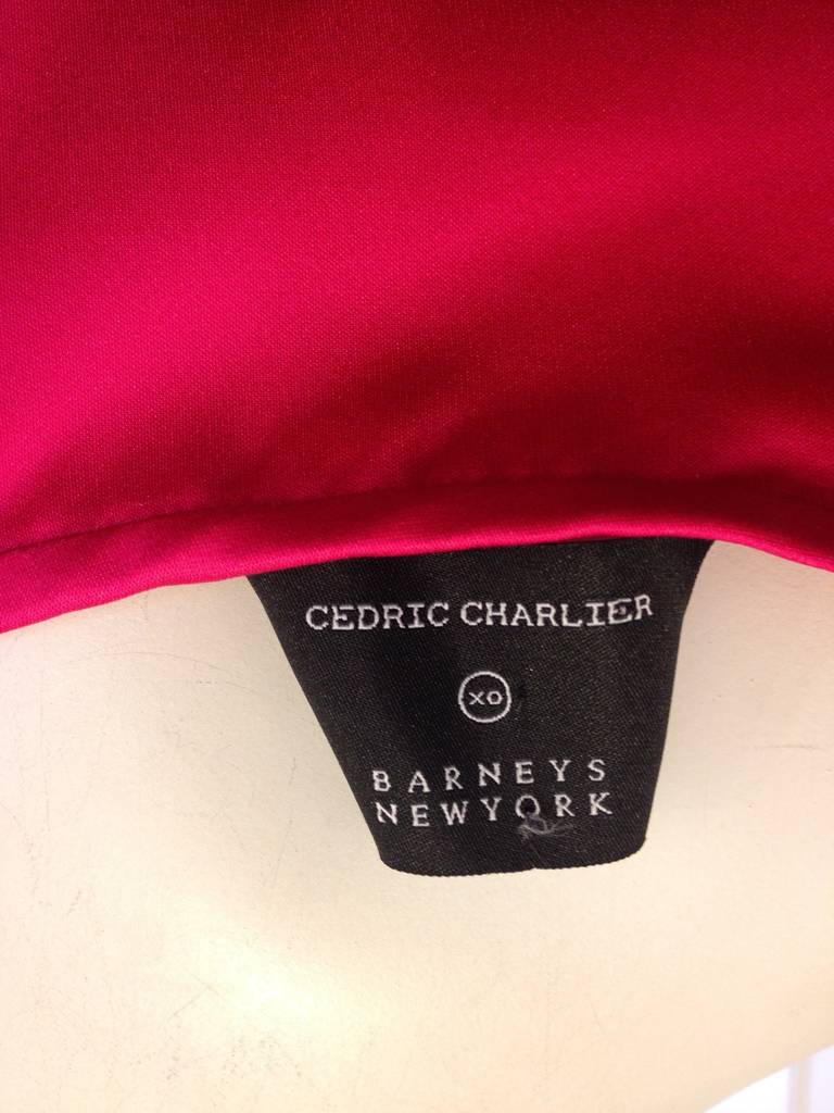 Cedric Charlier Hot Pink Dress 2