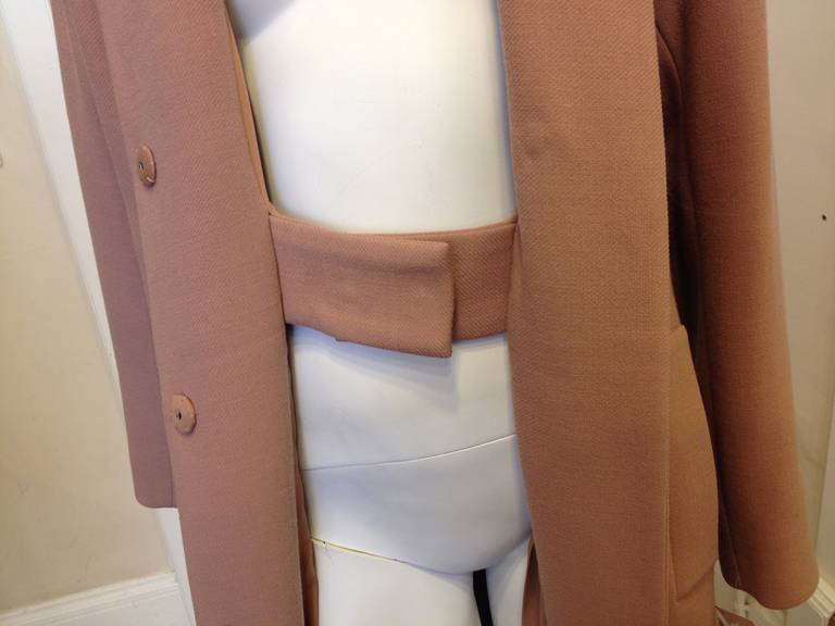 Prada Camel Long Coat