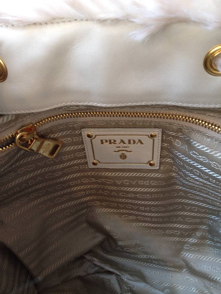 Women's Prada Faux Fur Backpack