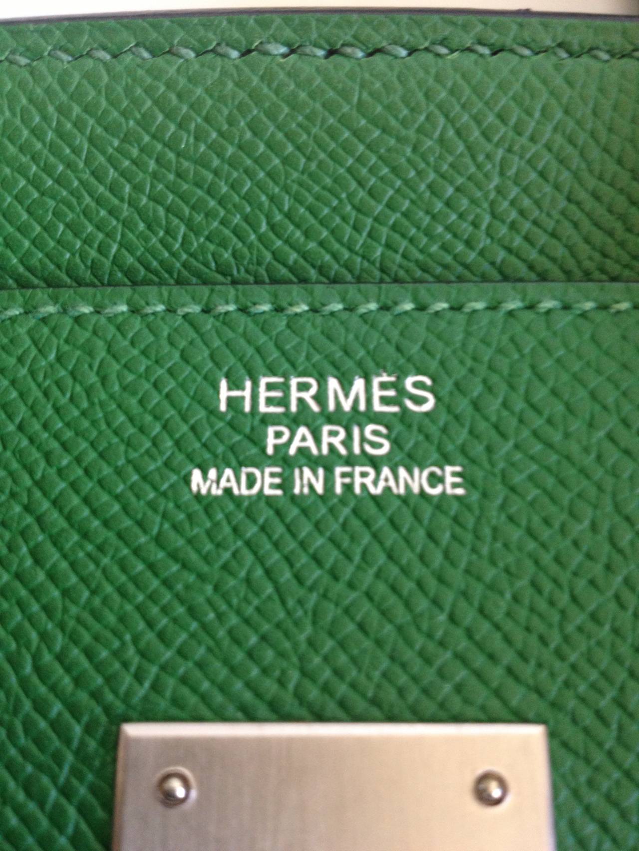 Hermes Birkin Vert Bengale 35cm 4