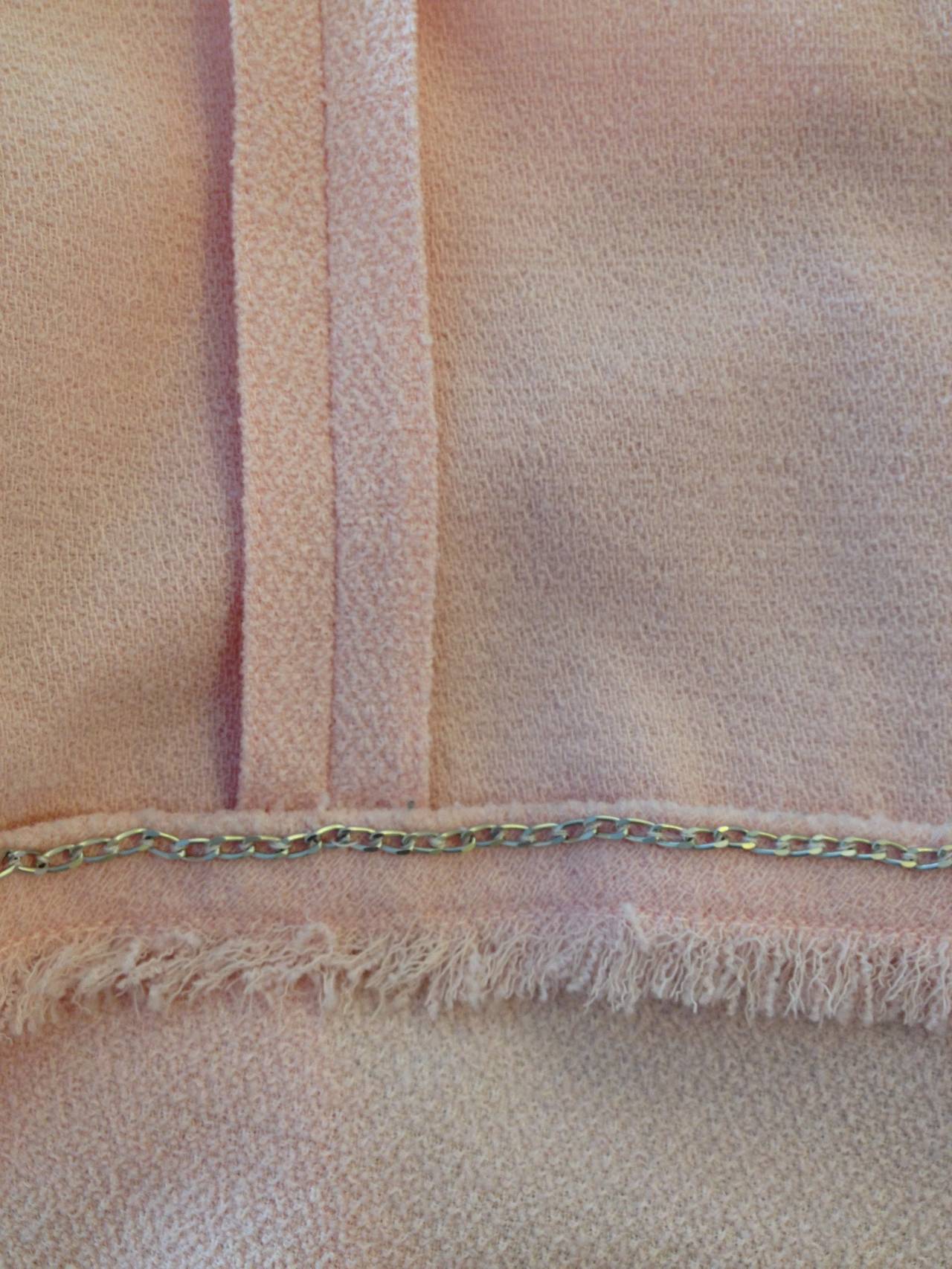 Chanel Pink Tweed Short Sleeved Jacket 1