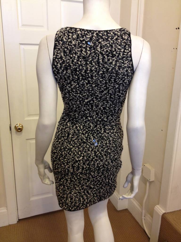 Chanel Black and White Knit Dress 2