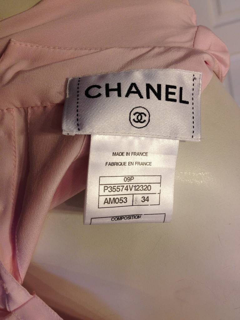 Chanel Pink Pleated Dress 1