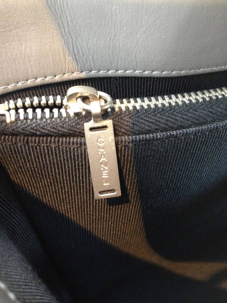 Chanel Grey and Silver Handbag 3