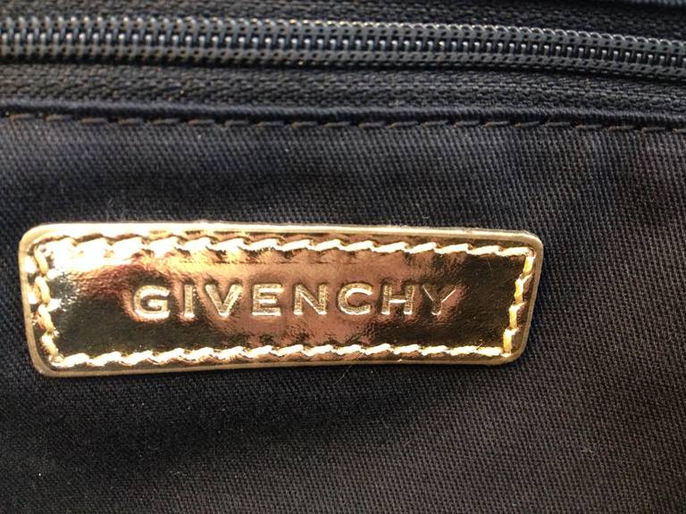 Givenchy Gold Metallic Messenger Bag 1